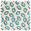 Land & Shore Seedling, Teal - Twist&Fit Roman Blind